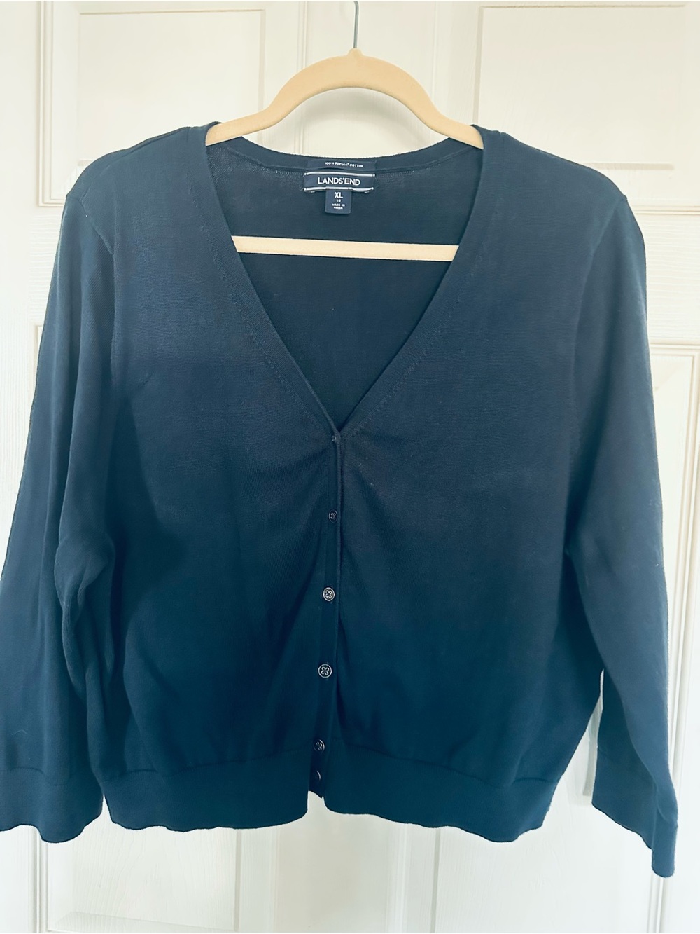 Lands’ End Supima Cotton Cardigan